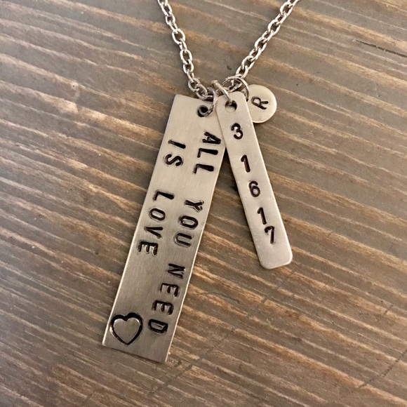 handmade Jewelry - Custom "All You Need Is Love" set💕 handmade Jewelry - Custom "All You Need Is Love" set💕